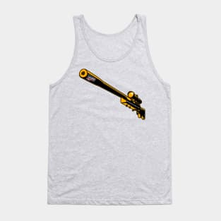 Punchado Sniper Rifle Blank Text, v. Code Orange Tank Top